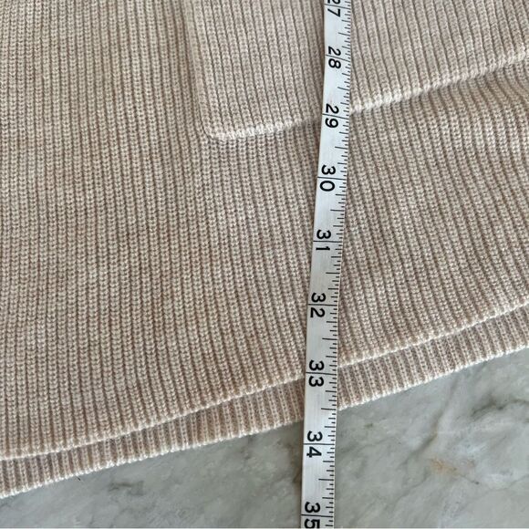 Something Navy two-tone open front cardigan Wool Blend Size L. - Picture 8 of 8